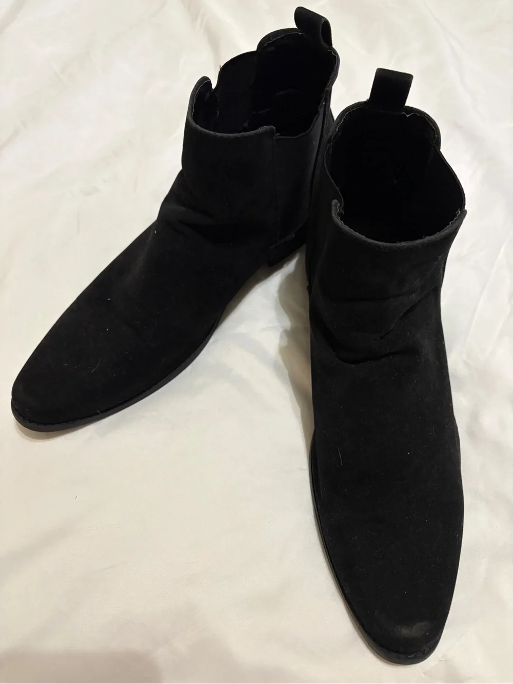 ASOS black suede